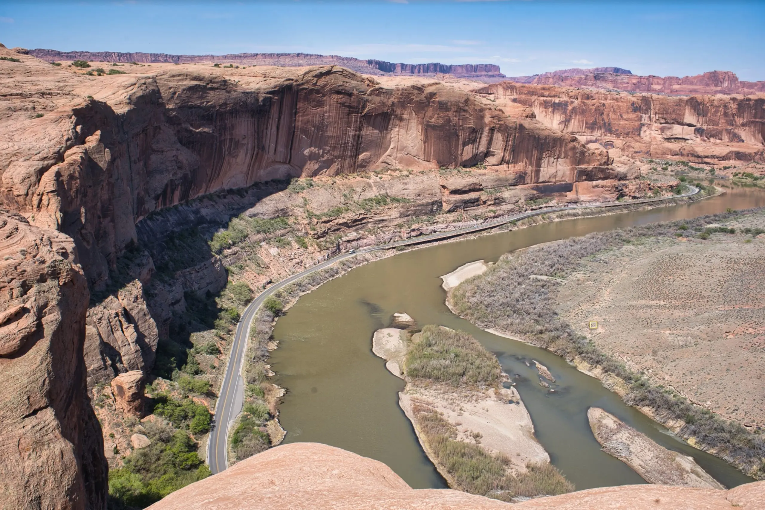 Colorado River Overlook in Grand County Moab, Utah