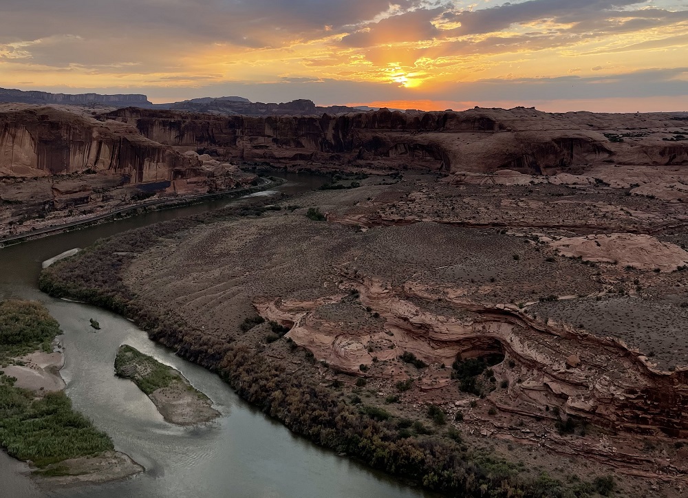 Colorado River Sunset in Grand County Moab, Utah by Grand Company