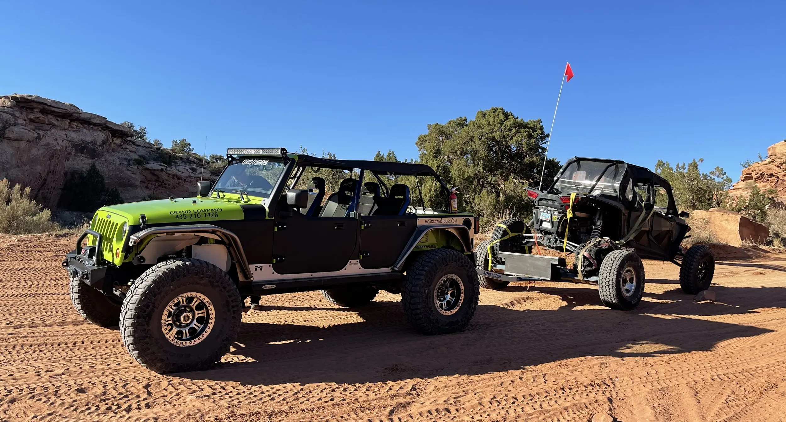 Grand Company Off-Road Recovery Services in Grand County Moab, Utah